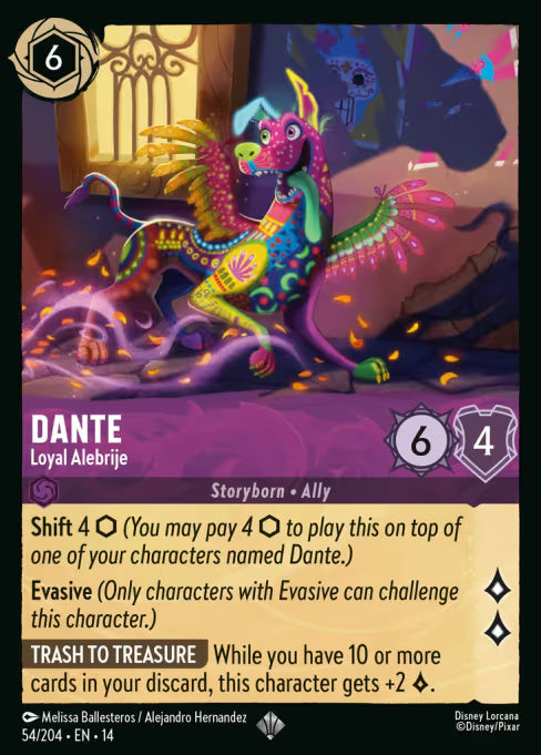 Dante - Loyal Alebrije Disney Lorcana card