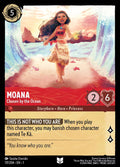 Moana - Chosen by the Ocean Disney Lorcana card