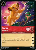 Simba - Scrappy Cub Disney Lorcana card