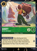 Goofy - Set for Adventure Disney Lorcana card