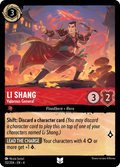 Li Shang - Valorous General Disney Lorcana card