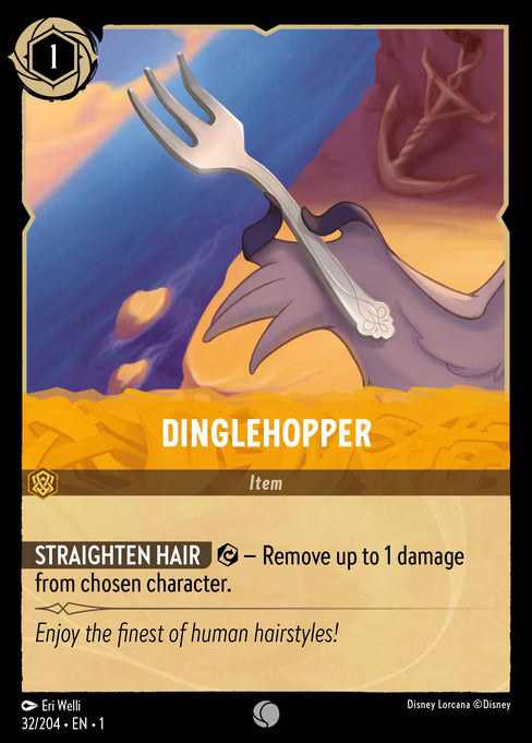 Dinglehopper Disney Lorcana card