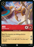 Abu - Bold Helmsman Disney Lorcana card