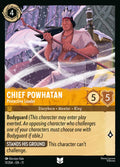Chief Powhatan - Protective Leader Disney Lorcana card