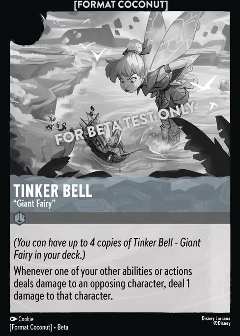 Tinker Bell - "Giant Fairy" Disney Lorcana card