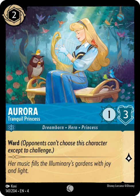 Aurora - Tranquil Princess Disney Lorcana card