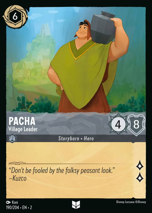 Pacha - Village Leader Disney Lorcana card