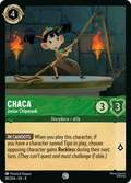 Chaca - Junior Chipmunk Disney Lorcana card