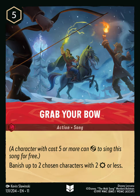 Grab Your Bow Disney Lorcana card