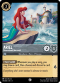 Ariel - Determined Mermaid Disney Lorcana card