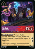 Hades - Ruthless Tyrant Disney Lorcana card