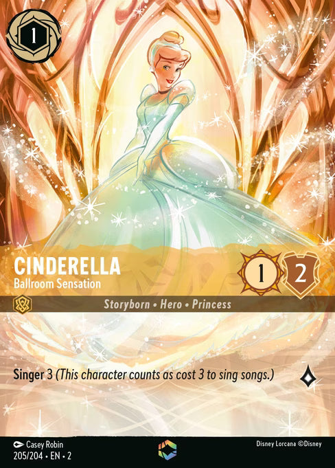 Cinderella - Ballroom Sensation Disney Lorcana card