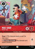 Max Goof - Rockin' Teen Disney Lorcana card