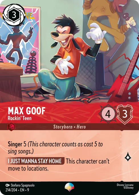 Max Goof - Rockin' Teen Disney Lorcana card
