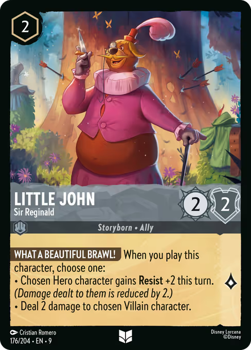 Little John - Sir Reginald Disney Lorcana card