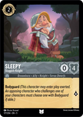 Sleepy - Sluggish Knight Disney Lorcana card