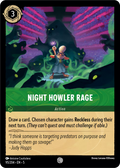 Night Howler Rage Disney Lorcana card