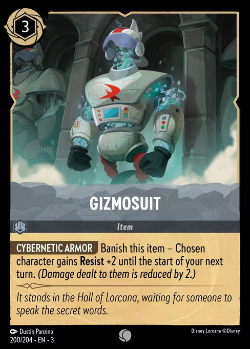 Gizmosuit Disney Lorcana card