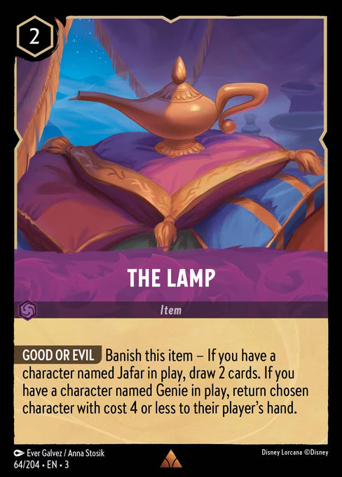 The Lamp Disney Lorcana card