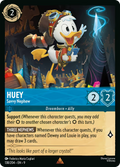 Huey - Savvy Nephew Disney Lorcana card