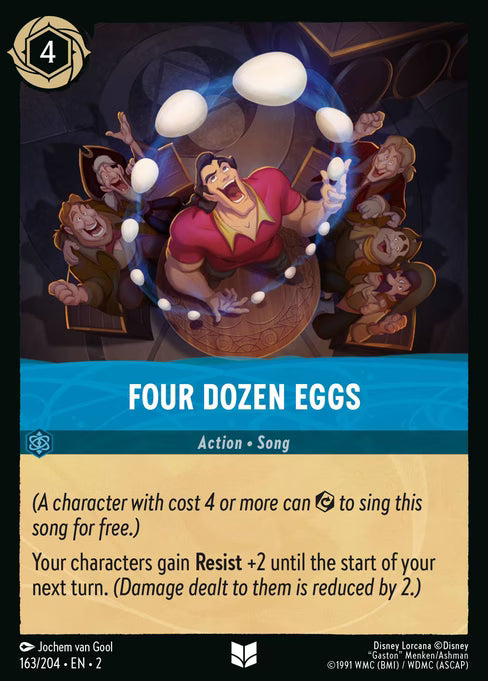 Four Dozen Eggs Disney Lorcana card
