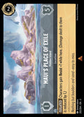 Maui's Place of Exile - Hidden Island Disney Lorcana card