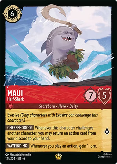 Maui - Half-Shark Disney Lorcana card