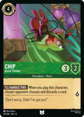 Chip - Quick Thinker Disney Lorcana card