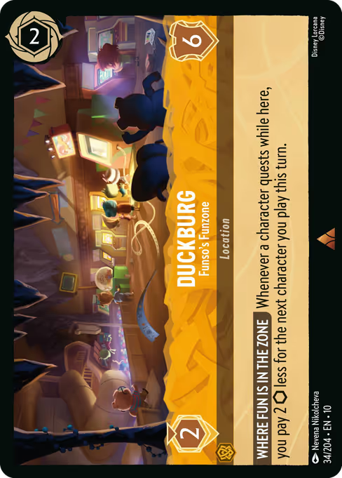 Duckburg - Funso's Funzone Disney Lorcana card