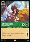 Captain Hook - Concerned Captain Disney Lorcana card