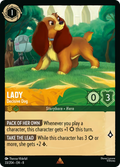 Lady - Decisive Dog Disney Lorcana card