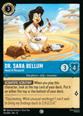 Dr. Sara Bellum - Head of Research Disney Lorcana card