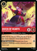 Queen of Hearts - Sensing Weakness Disney Lorcana card
