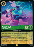 Max Goof - Chart Topper Disney Lorcana card