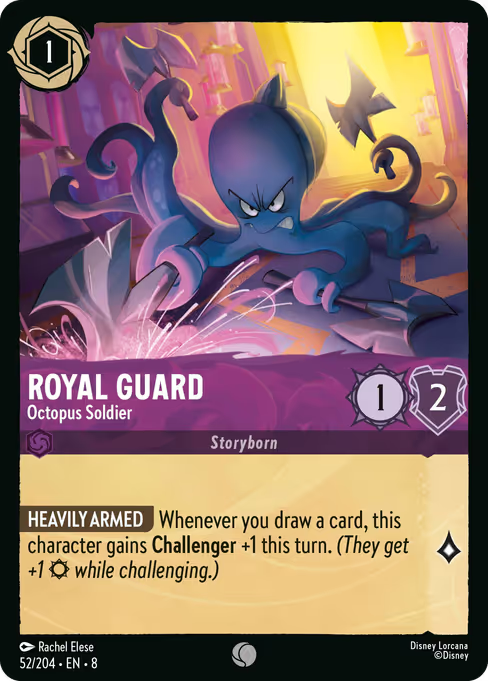 Royal Guard - Octopus Soldier Disney Lorcana card