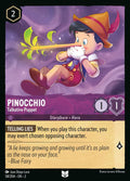 Pinocchio - Talkative Puppet Disney Lorcana card