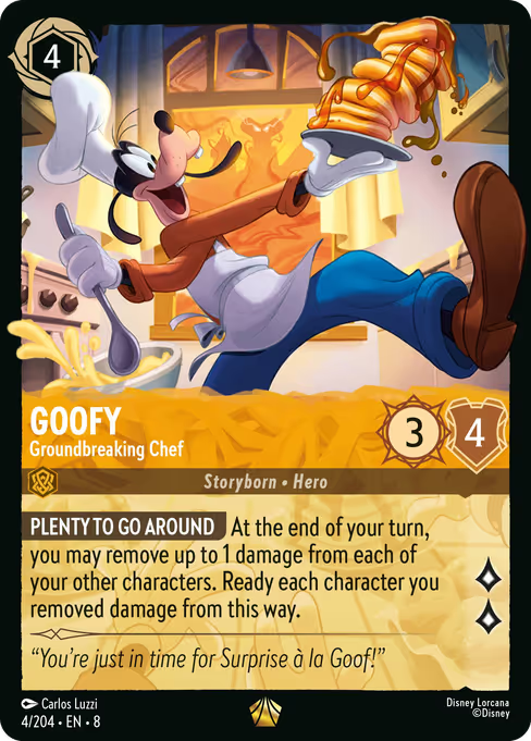 Goofy - Groundbreaking Chef Disney Lorcana card