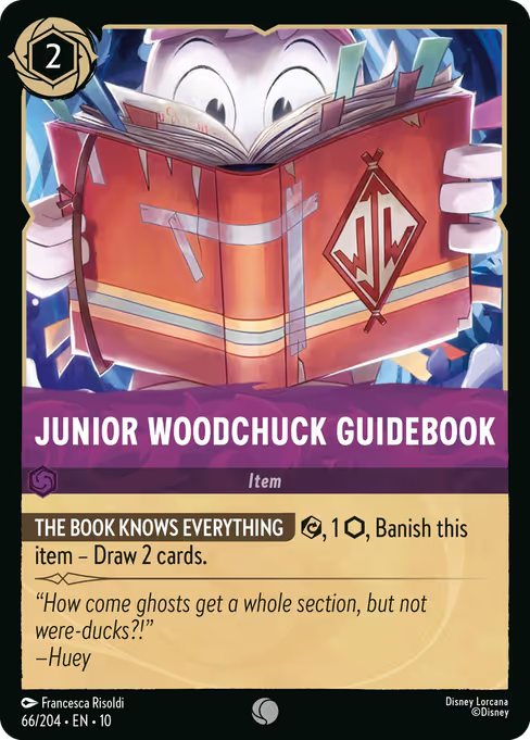 Junior Woodchuck Guidebook Disney Lorcana card