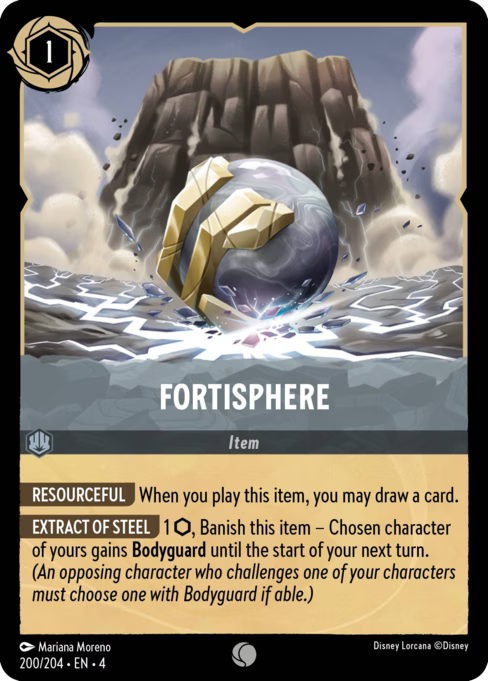 Fortisphere Disney Lorcana card