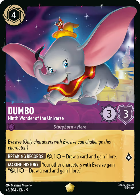 Dumbo - Ninth Wonder of the Universe Disney Lorcana card