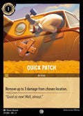 Quick Patch Disney Lorcana card