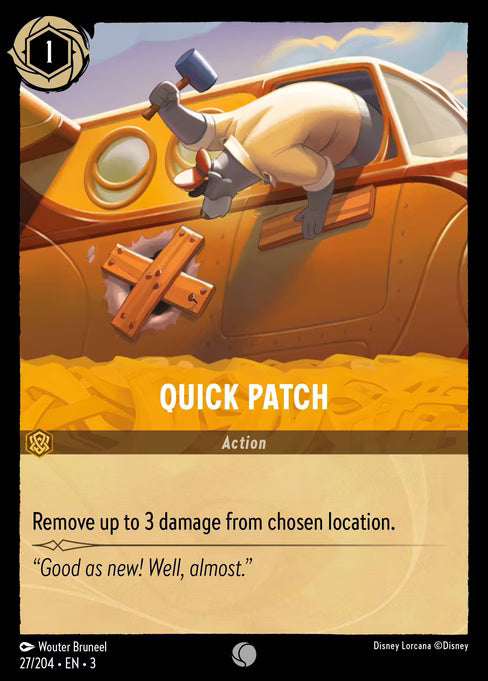 Quick Patch Disney Lorcana card