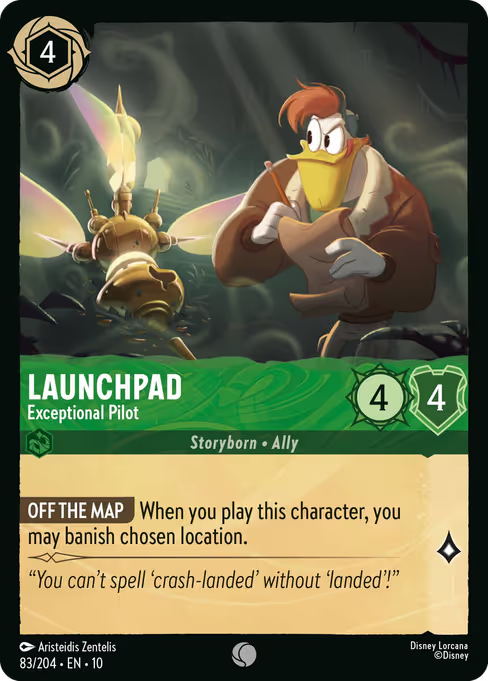 Launchpad - Exceptional Pilot Disney Lorcana card