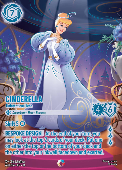 Cinderella - Unintentional Icon Disney Lorcana card