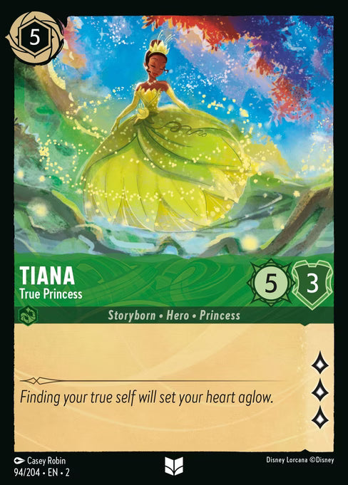 Tiana - True Princess Disney Lorcana card