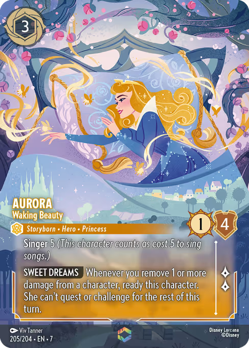 Aurora - Waking Beauty Disney Lorcana card