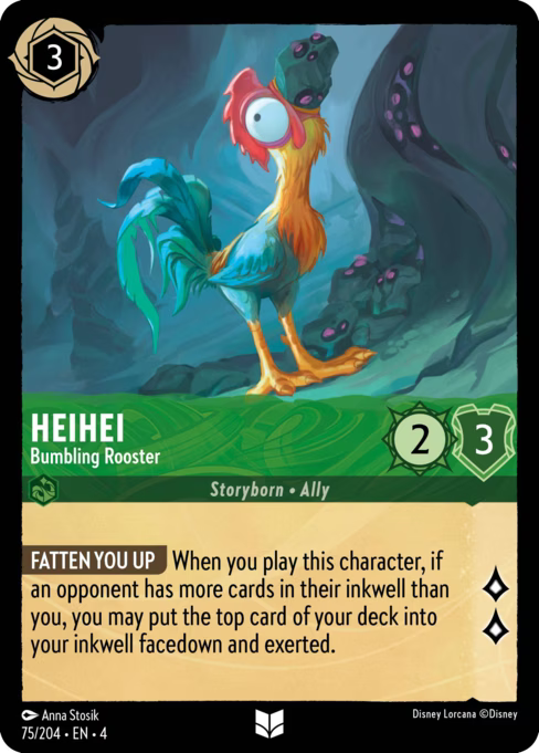 HeiHei - Bumbling Rooster Disney Lorcana card