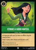 Strike A Good Match Disney Lorcana card