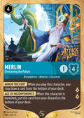 Merlin - Envisioning the Future Disney Lorcana card