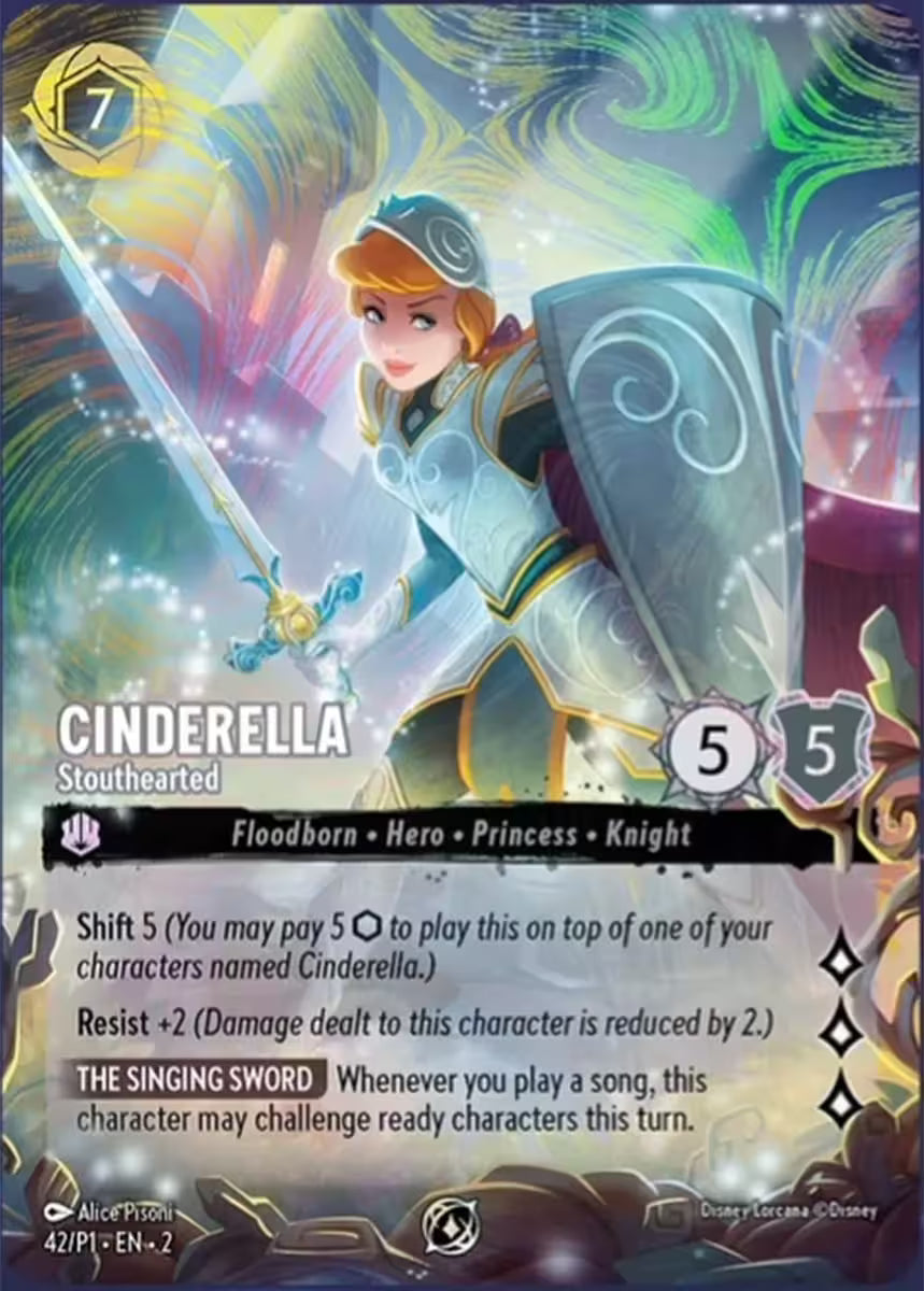 Cinderella - Stouthearted Disney Lorcana card